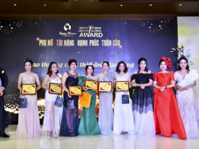 Nữ doanh nhân Nguyễn Thị Thành được vinh danh Nhà lãnh đạo vàng  tại Happy Women Leader Global Awards 2019